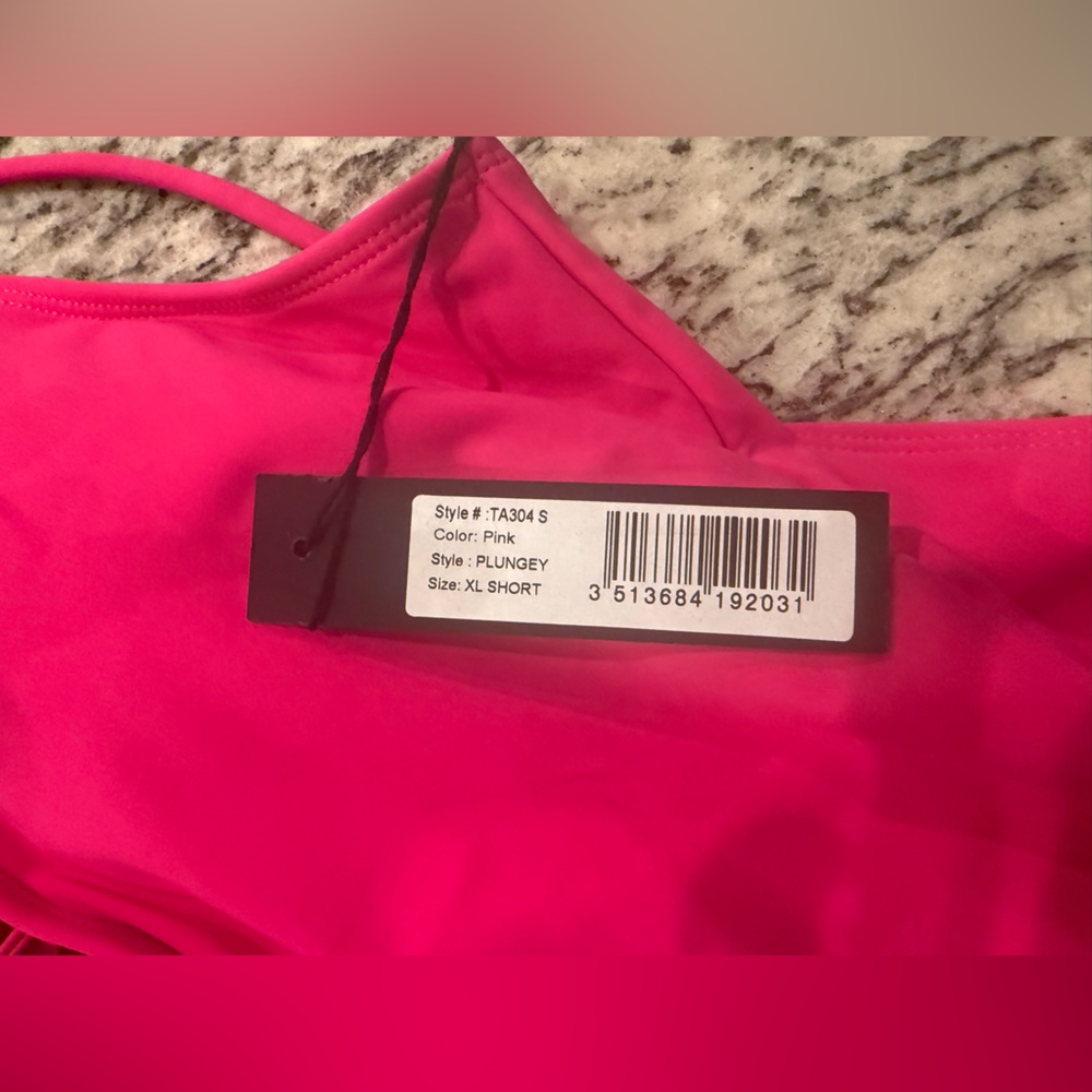 TA3 Plungey Pink Swimsuit XL Short full bottom coverage - Picture 4 of 7